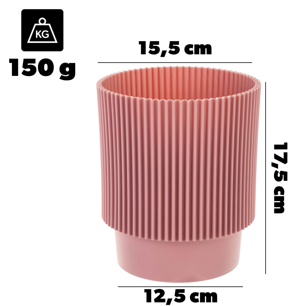 Vaso da fiori KADAX 15 cm, copripianta, vaso da fiori in plastica rosa
