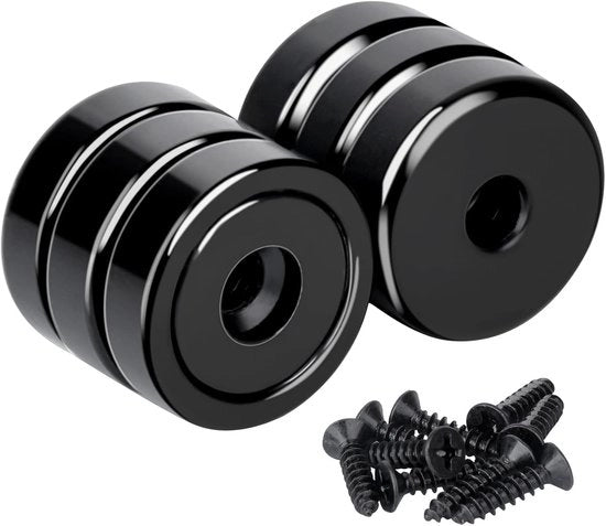 Magnetodi Neodymium - 15 kg - 6 Pezzi - Magneetto Ronde con Foro