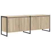 Mobile TV rettangolare moderno con 4 ante 140 x 36 x 49,5 cm realizzato in legno composito Sonoma 02_0054542