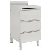 Mobile da cucina professionale 96 cm con 3 cassetti acciaio inox 02_0000002