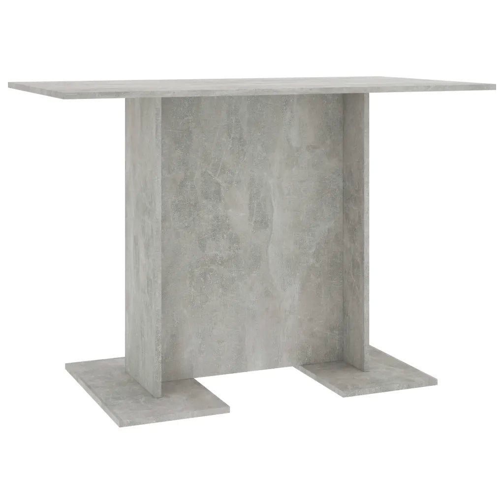 Tavolo da Pranzo | Tavolo da cucina Grigio Cemento 110x60x75 cm Legno Multistrato