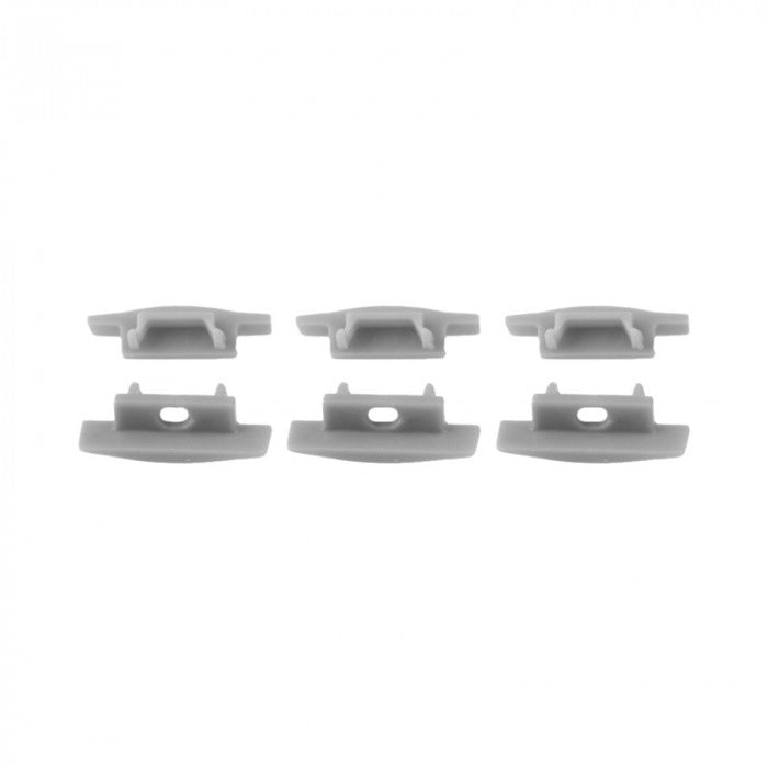 Profilo LED P03 incasso anodizzato diffusore trasparente 3m