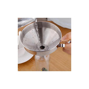 Trade Shop - Imbuto Acciaio Inox 12 Cm Senza Filtro Per Liquidi Antiruggine Silver -