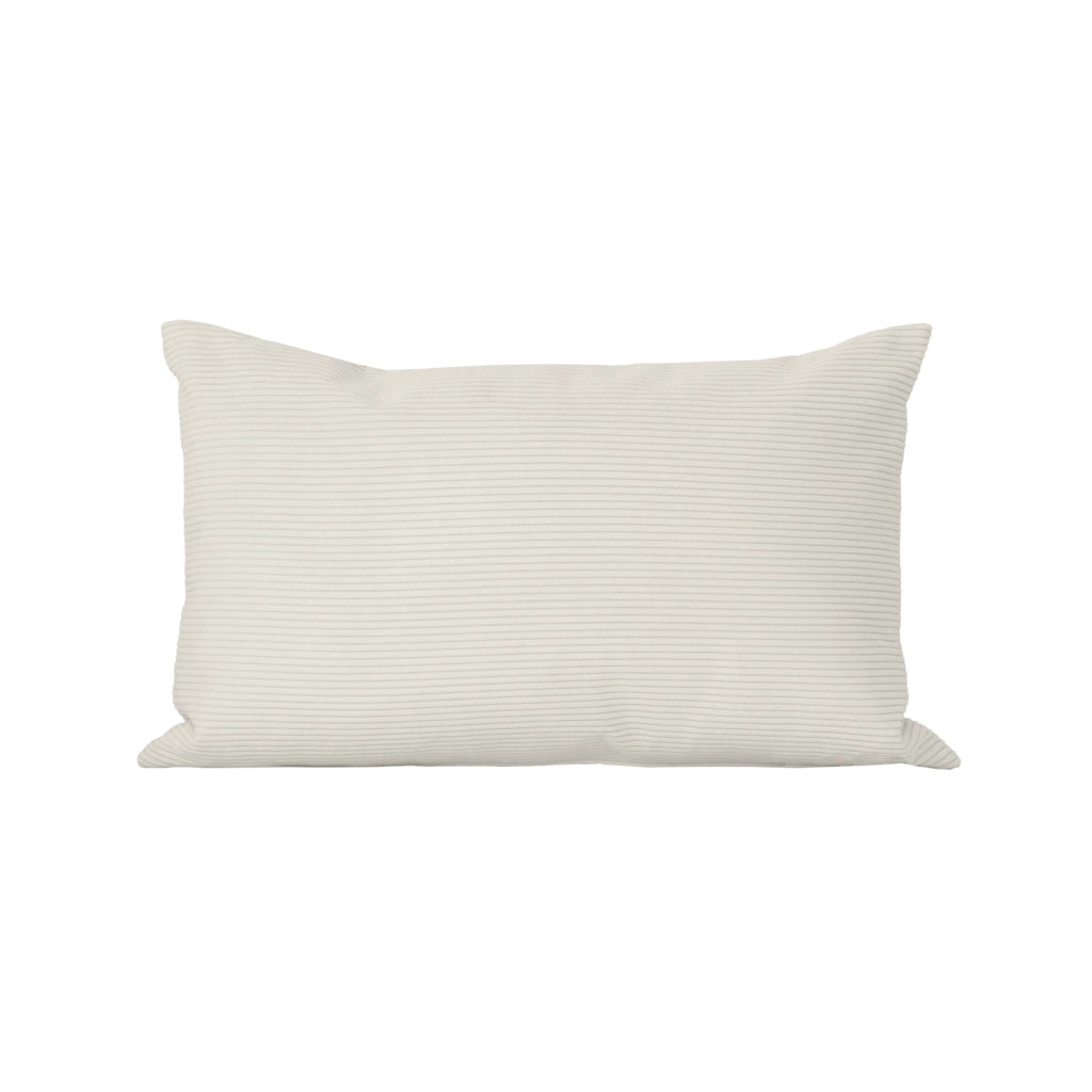 Cuscino rettangolare 30x50cm in velluto beige Dune