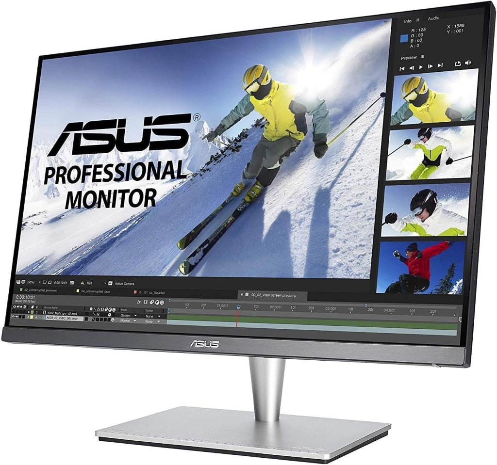 ASUS PA24AC 24" (24.1") (16:10) Monitor Professionale, 1920 x 1200, IPS, 100 % sRGB, △E< 2, DisplayHDR 400, DP over USB-C, DP, HDMI, USB 3.0