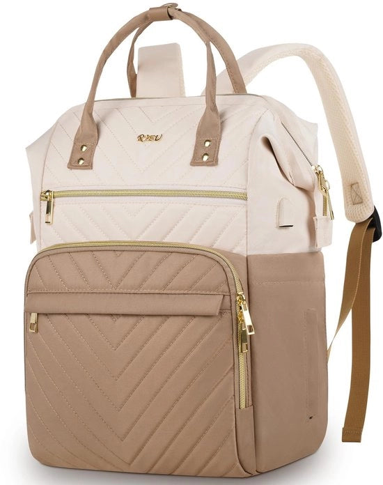 Borsa Portatile Impermeabile - Antifurto - Zaino per Ragazze Adolescenti - Porta Laptop 15,6 Pollici - Cinture di Spalla Comfortevoli - Design Stilistico