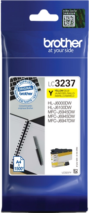 Brother LC3237Y cartuccia d'inchiostro 1 pz Originale Resa standard Giallo