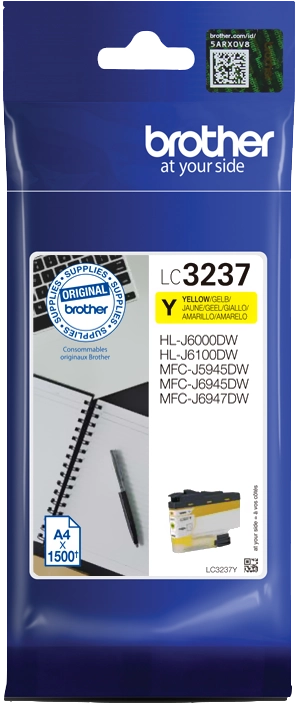 Brother LC3237Y cartuccia d'inchiostro 1 pz Originale Resa standard Giallo