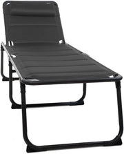 Lettino Relax Antracite - Lettino per la rilassante relaxazione solare e idromassaggio