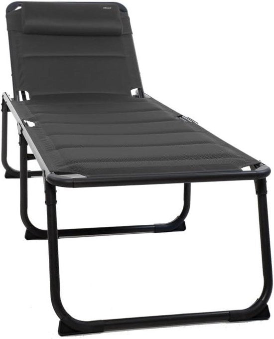 Lettino Relax Antracite - Lettino per la rilassante relaxazione solare e idromassaggio