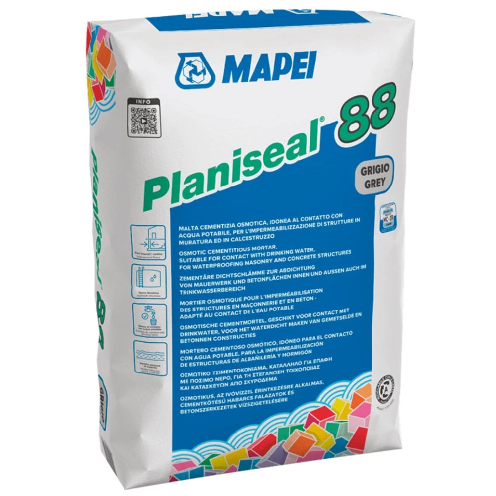 Cemento osmotico grigio planiseal 88 impermeabilizzazione murature 25 kg