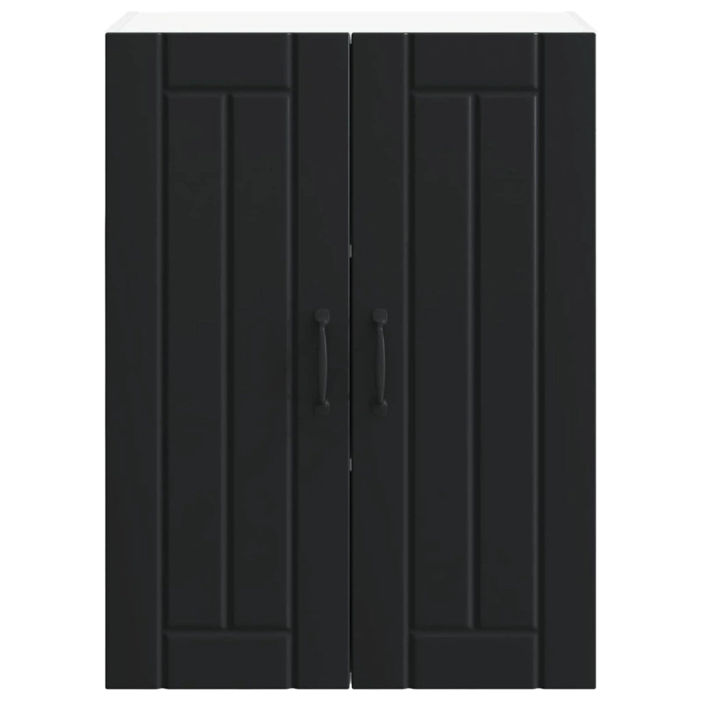 Mobile da cucina-Armadio da cucina Nero 60 x 31 x 80 cm Legno multistrato 382041