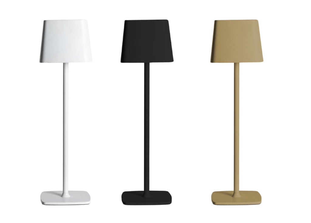 Lampada Led Da Tavolo Controllo Touch Ricaricabile Senza Fili Mod. Quadrata - Lampada - Oro