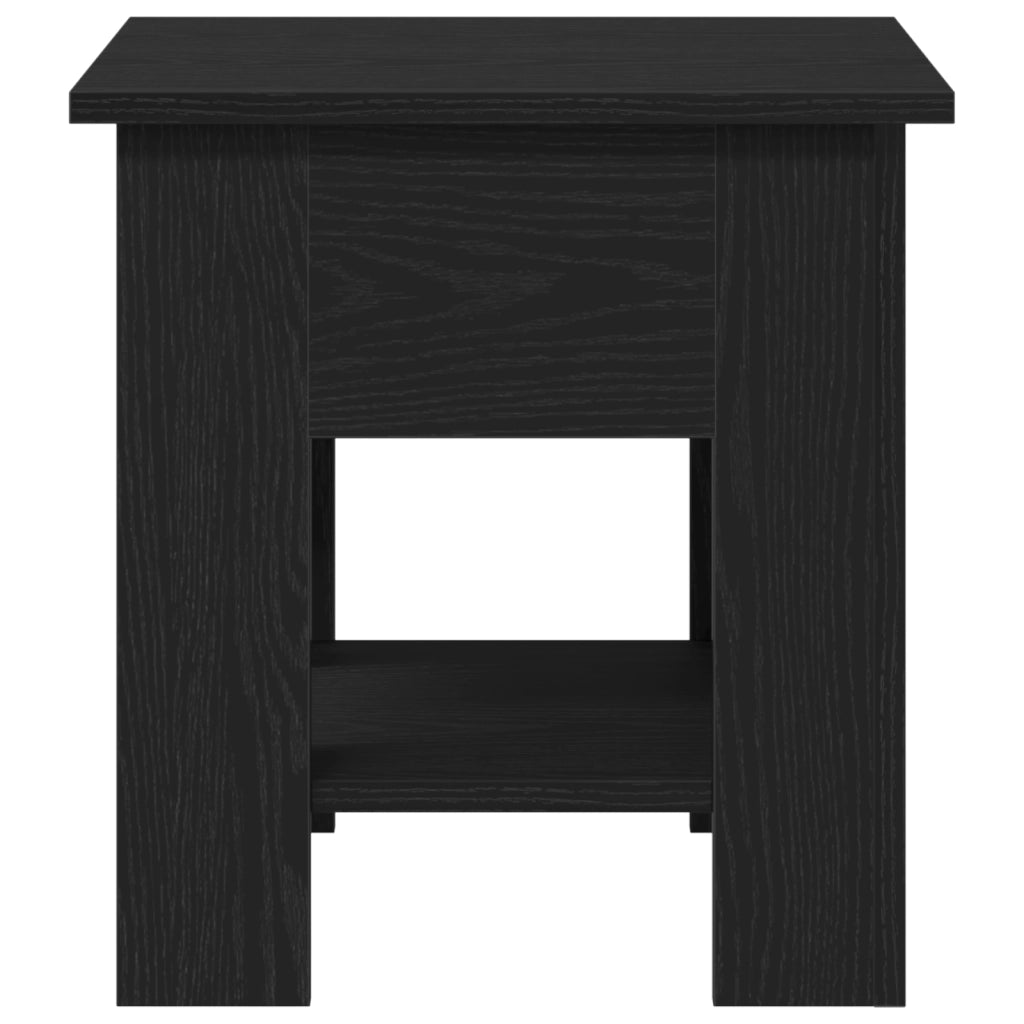 Tavolino da caffÃ¨ Nero Rovere 40x40x42 cm Legno ingegnerizzato