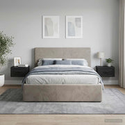Mobiletto da notte a muro 2 pcs Nero 34,5 x 33 x 20 cm 899278