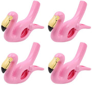 Accessori per lettini da spiaggia 4 pezzi - Materiale ecologico/Komposito in acciaio inossidabile - Leggero - Morsetto robusto - Per lettini da spiaggia/piscine - Clip per asciugamani