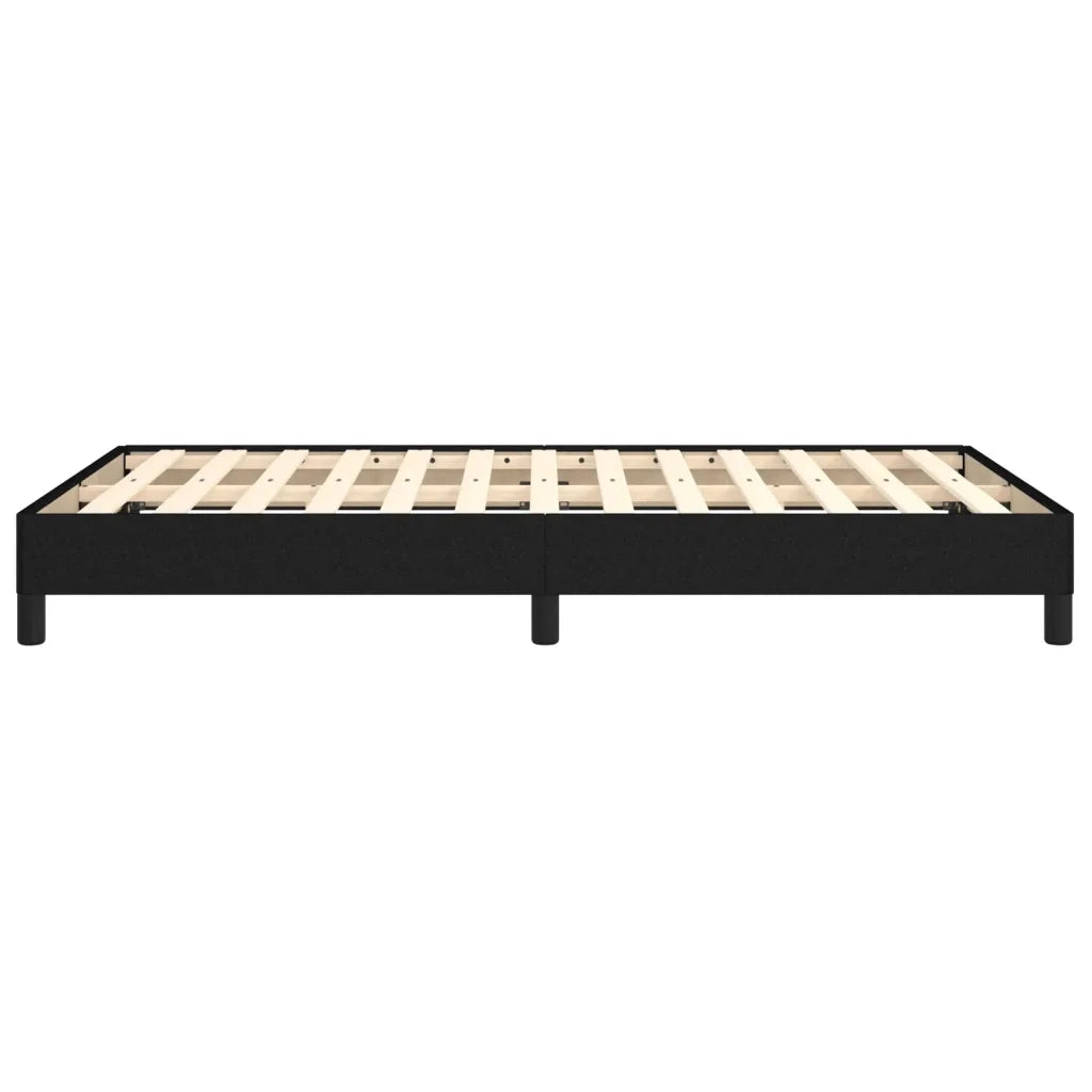 Giroletto senza Materasso-Struttura Letto Nero 120x200 cm Tessuto 635682