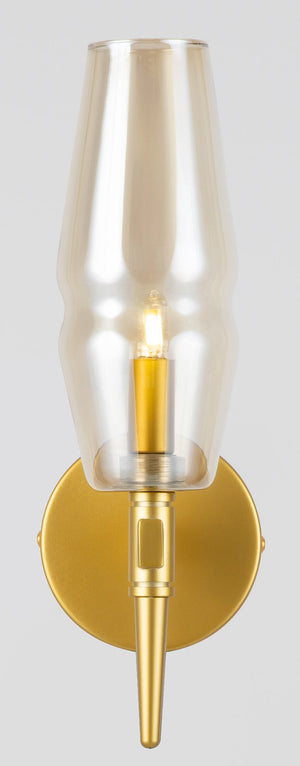 Lampada da parete House in Metallo Lita Opaco Oro