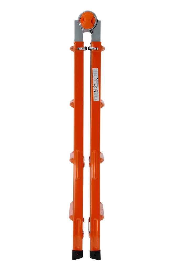 Scala Telescopica in Acciaio Media Gradini N°4+4 H Max Cm 376 Gierre