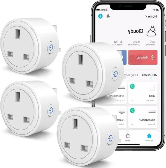 Timer per stopper contatore Wi-Fi 4pz compatibile con Alexa e Google Assistant, comandi da app di monitoraggio da remoto