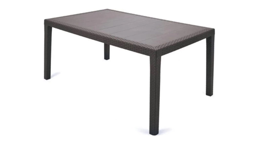 Tavolo Prince Moka Rettangolare 150X90X72 - Ipae-Progarden