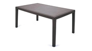 Tavolo Prince Moka Rettangolare 150X90X72 - Ipae-Progarden