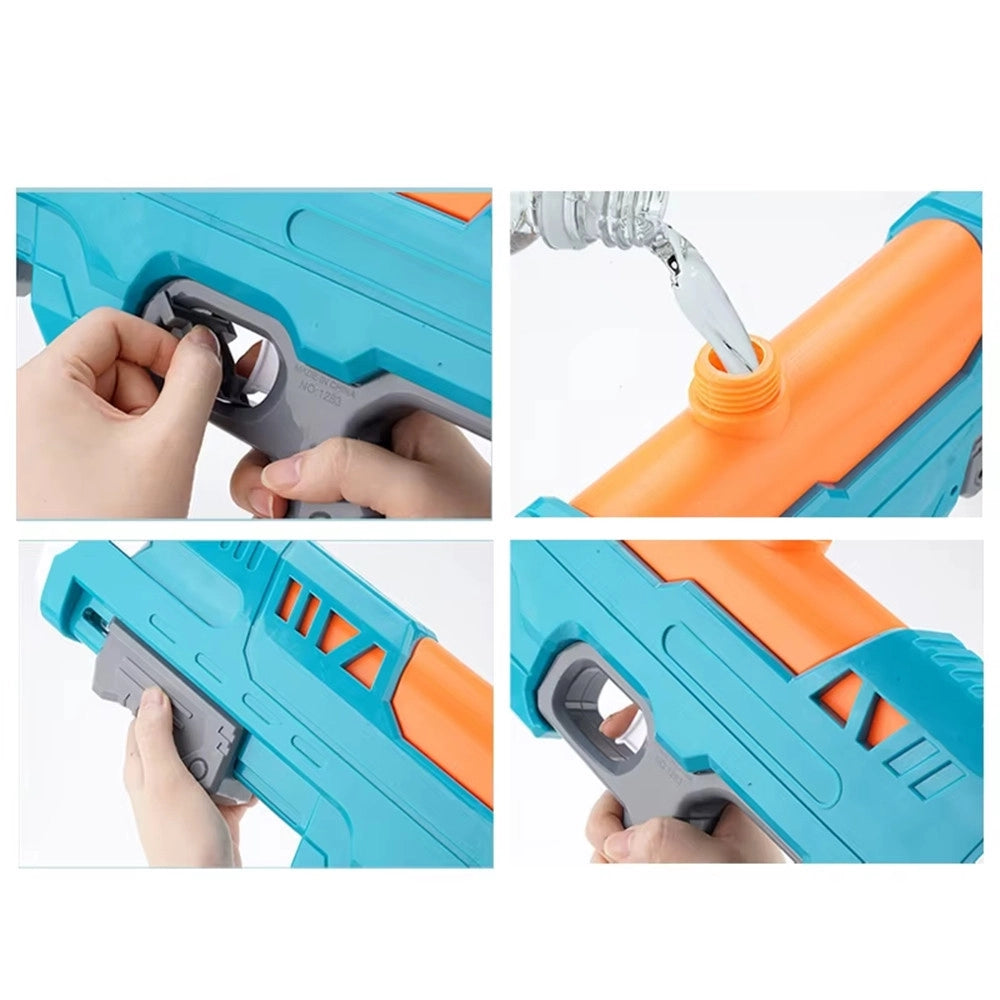 Trade Shop - Pistola Ad Acqua 25cm Grande Capacità Giocattolo Divertimento Estivo Per Bambini 618572 -