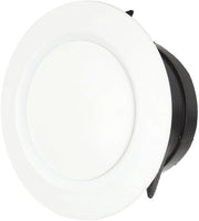 Ventilatore a soffitto rotondo 200mm - Griglia di ventilazione regolabile per bagno, ufficio e cucina - Bianco