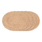 Set di 4 Sottopiatti Bombay, Marrone, Juta, 45x35x0,5 cm
