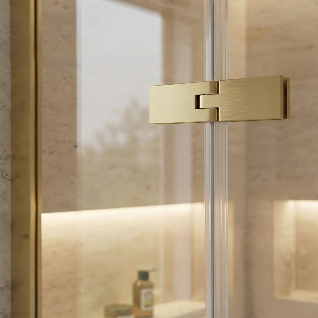 Cabina Doccia Rea Bruno 90x90 Brush Gold