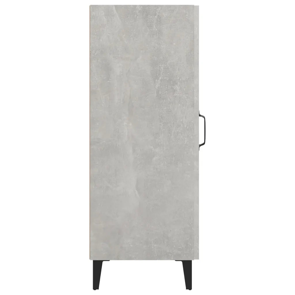 Credenza Grigio Cemento 34,5x34x90 cm in Legno Multistrato cod mxl 26391