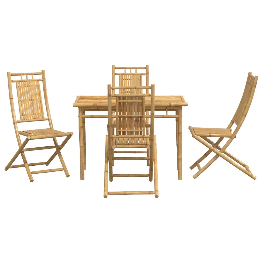 Set da Pranzo da Giardino 5 pz in Bambù 3278521