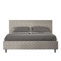 Letto Matrimoniale 160x200 cm con Rete Adele Era 02 Grigio