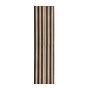 Pannello Fonoassorbente con Doghe Noce Chiaro 3D in Legno 2400 x 600mm