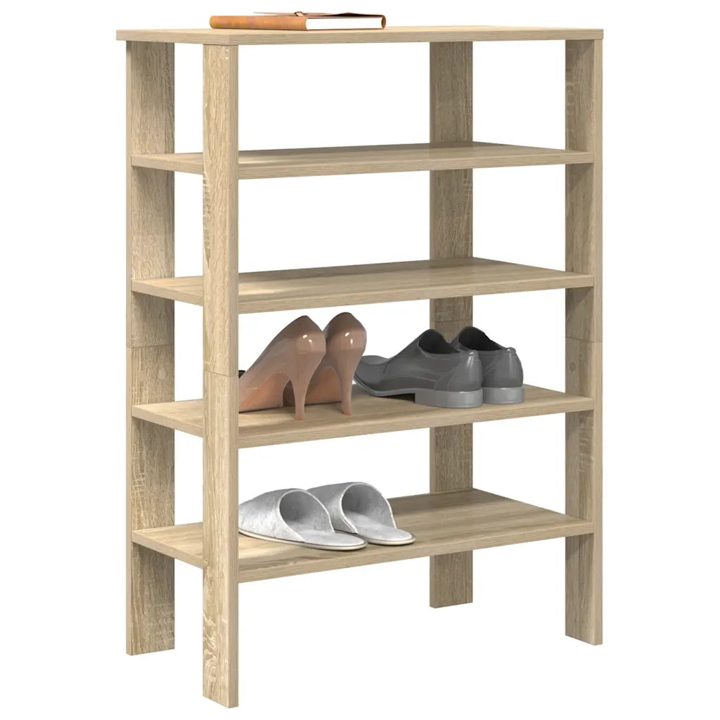 Scarpiera Rovere Sonoma 61x32x87,5 cm in Legno Multistrato 859853