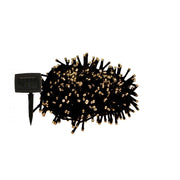 Catena luminosa con pannello solare 100 led bianco caldo