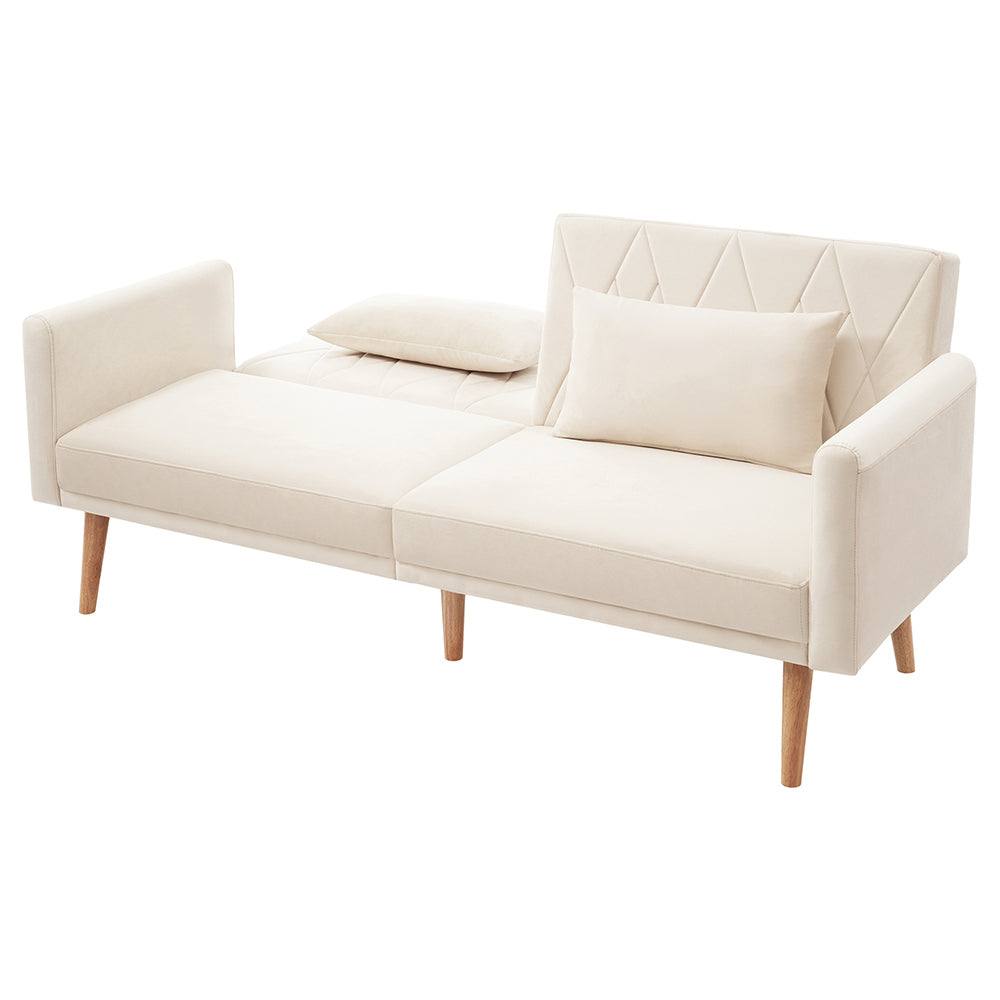 Divano convertibile - Xylo - velluto, per home theater/soggiorno