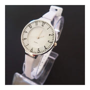 Trade Shop - Orologio Polso Donna Analogico Quarzo Moderno Fashion Casual Sottile Bian -