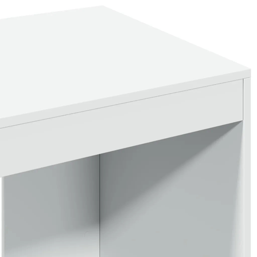 vidaXL Scrivania Ufficio Bianca 103,5x56,5x94 cm in Legno Multistrato