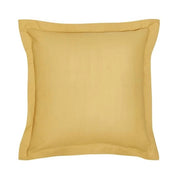 Cuscino cuscino teday essenziale - 63 x 63+5 cm - 100% uni cotone - ocra
