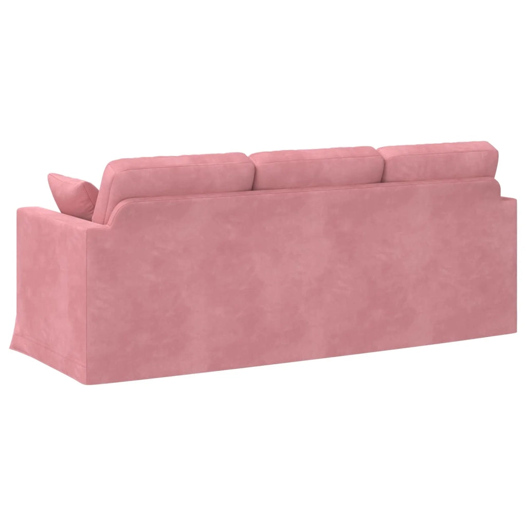 Divano Rosa 198 x 78 x 80 cm Velluto 42024435