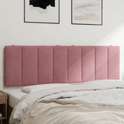 Cuscino Testiera-Cuscino per Testiera Hanko Rosa 160 cm in Velluto