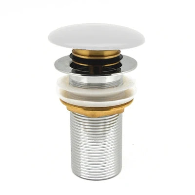 PILETTA CLICK-CLACK LAVABO  FANCY MATT CON TROPPO PIENO- Bianco Opaco- DH- pezzi 1