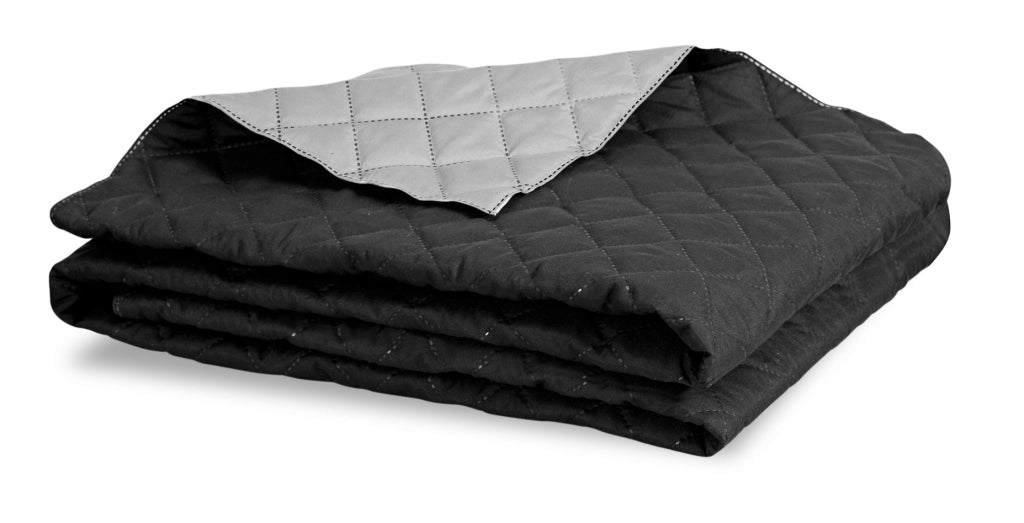 Copriletto AIO FACTORY 160x200 cm Ultrasonic Grigio e Nero, Copertura Resistente