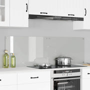 Rivestimento da Cucina 2 pz-Set di 2 Paraschizzi per Cucina Trasparente 80 x 50 cm