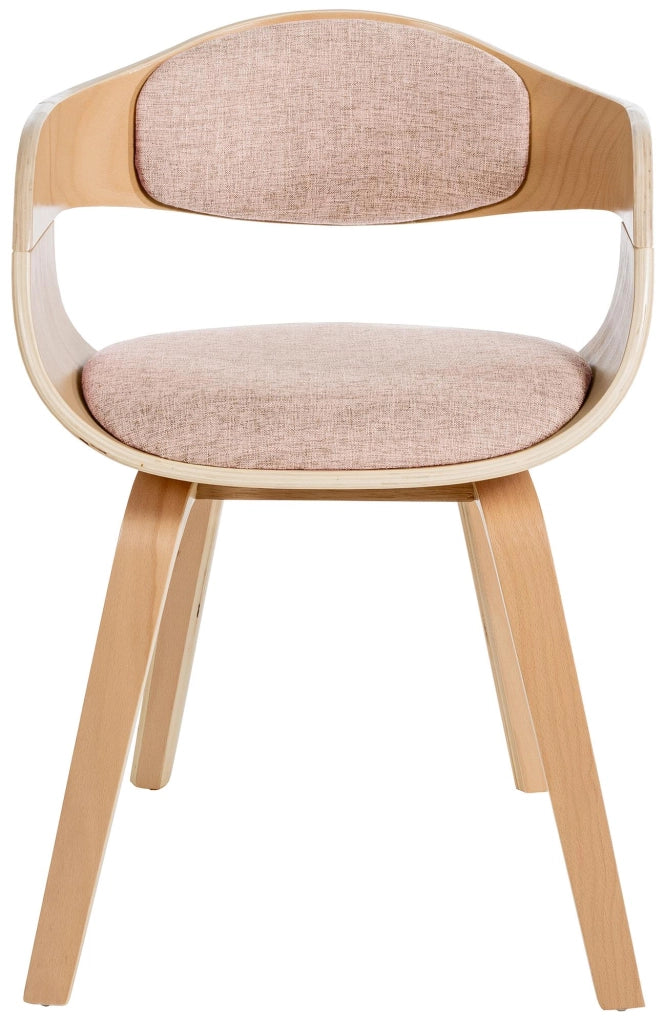 Sedia Kingston in Tessuto Natura/crema