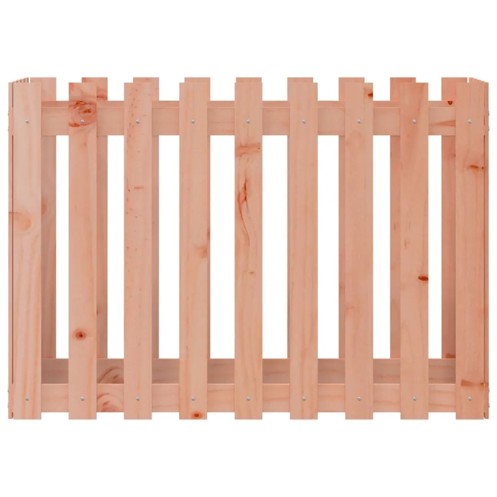 Fioriera Rialzata Giardino-Vaso da Esterno-Supporto per Vaso Recinzione 100x50x70cm Legno Douglas