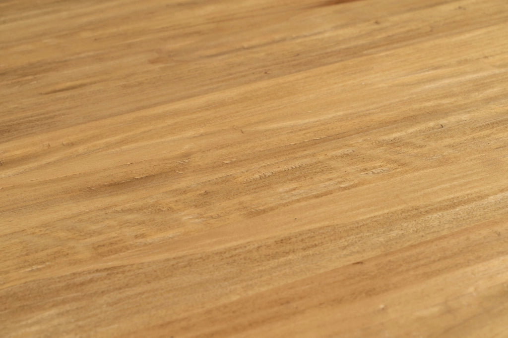 Biscottini Tavolo Country allungabile in legno massello di tiglio struttura bianca anticata piano naturale Made in Italy