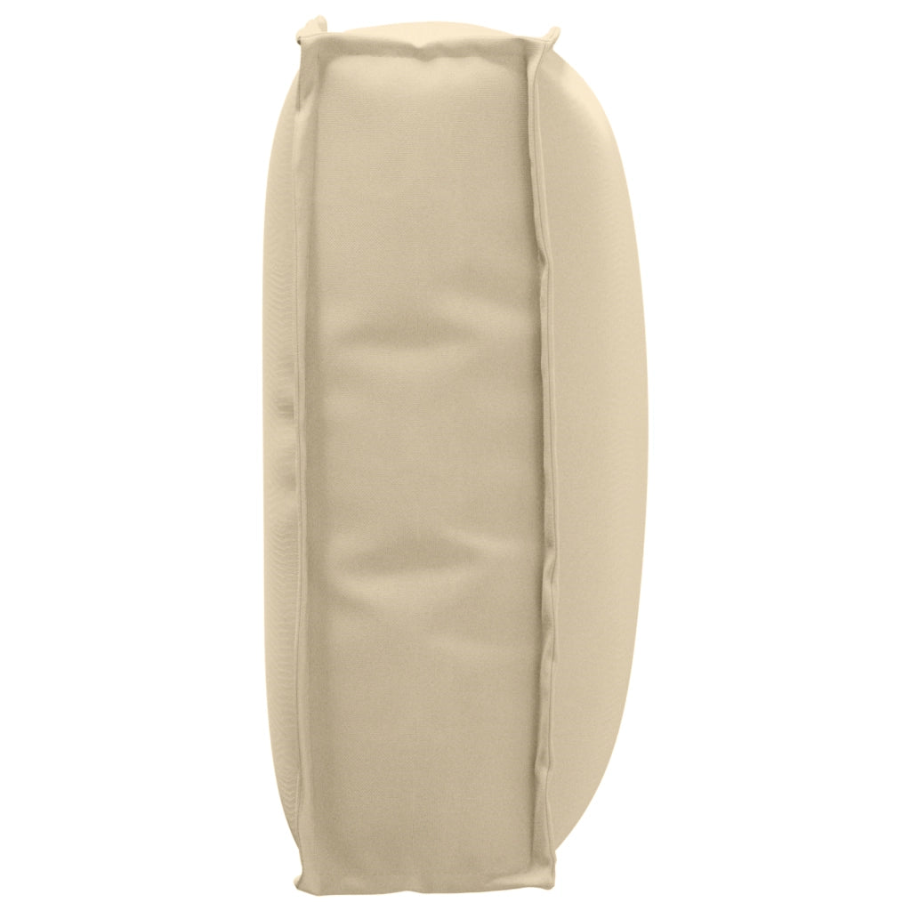 Cuscino per Pallet per Schienale Beige 50x40x12 cm Tessuto Oxford