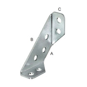 Piastrina angolare 19x63x15mm - 10pz supporto a 3 lati per riparazione e giunzione